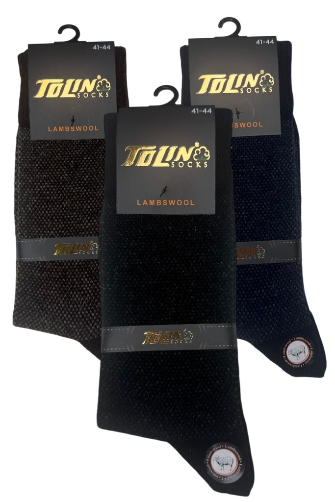 Men's Wool Socks, 3-Pack 