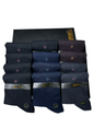 Men's Seemless Bamboo Calf-Length Socks, 12-Pack