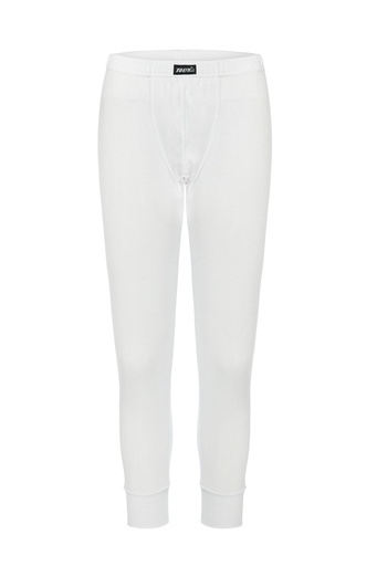[TOLIN7190 BEYAZ S] Men's Thermal Full Length Leggings - 7190 (WHITE, S)