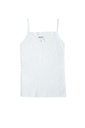 Girl's Ribbed Spaghetti Strap Tank Top, 100% Cotton 3-pack